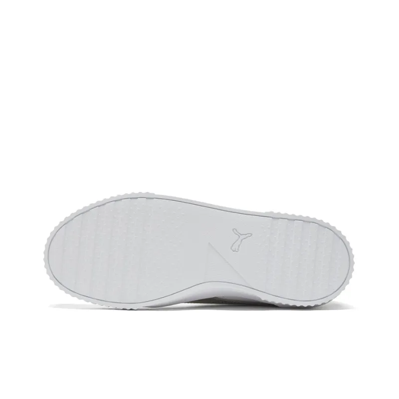 PUMA Carina Crew Metallic 'White Grey' Women's-5