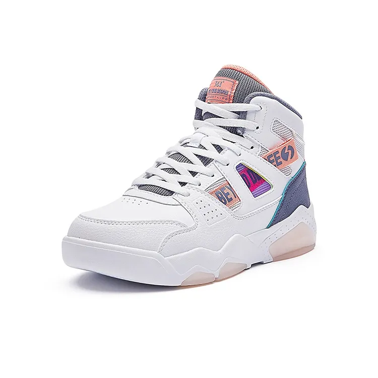 361° Warm High Top Skateboard Shoes Women's Matte Blue-2