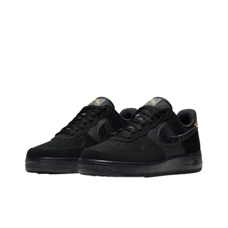 Nike Air Force 1 Low 'Matte Black Gold'-2