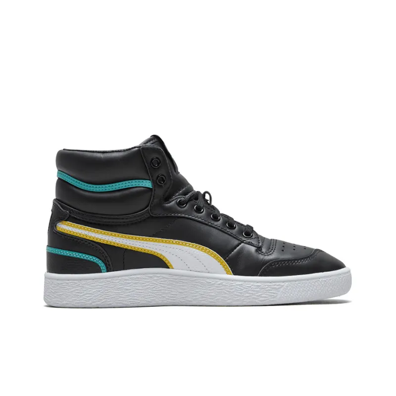PUMA Ralph Sampson Mid Og Black Teal-1
