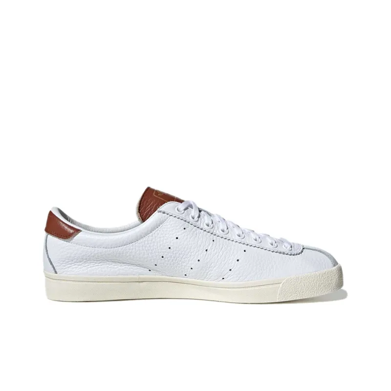 Adidas Originals Lacombe Wear-Resistant Low-Top Skateboard Shoes Men's White Brown Red-1