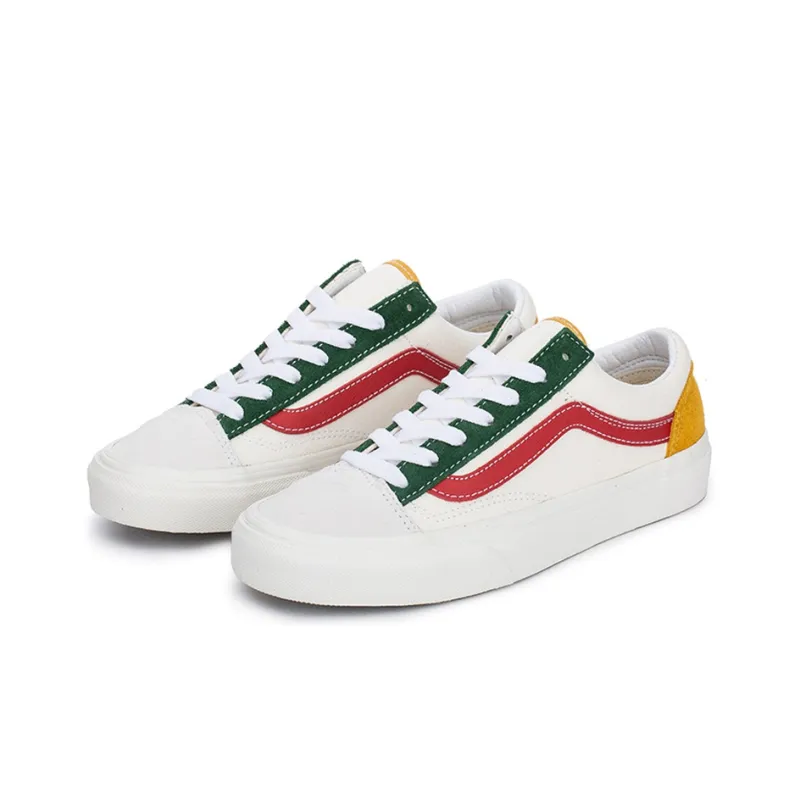 Vans Style 36 White Red-1