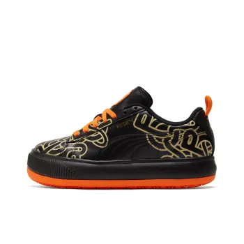 PUMA Pronounce X Suede Mayu 'Black Orange' Women's