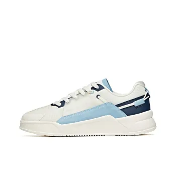 Anta Life Collection Anti Slip Wear Resistant Low Top Casual Skateboard Shoes Men's Ivory White