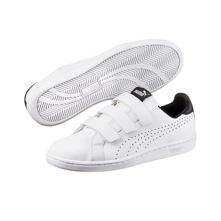 PUMA Smash Velcro 'White Black'-4