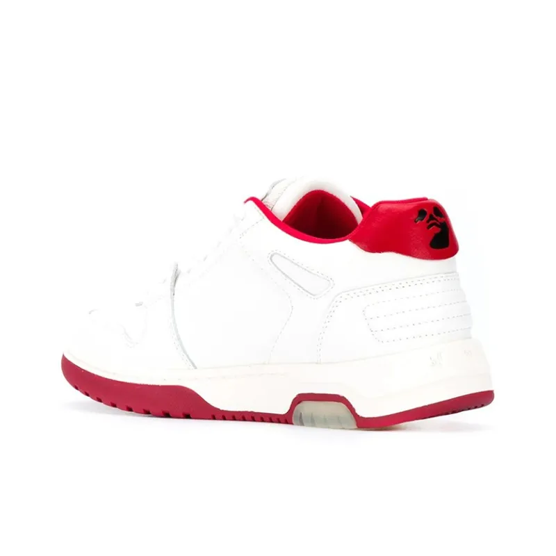 OFF WHITE Out Of Office Low Sneakers White/Red Women's-3