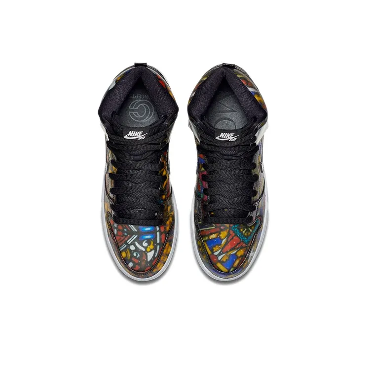 Concepts X Nike SB Dunk High Stained Glass-2