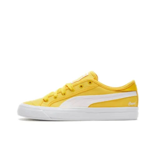 PUMA Capri Skateboard Shoes Unisex Low-Top Lemon