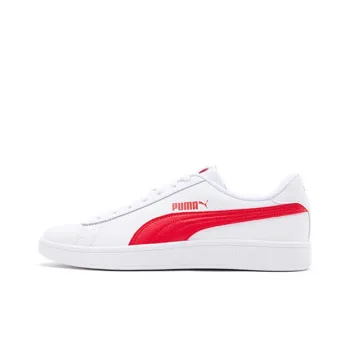 PUMA Smash V2 L White Red Unisex 'White Red'