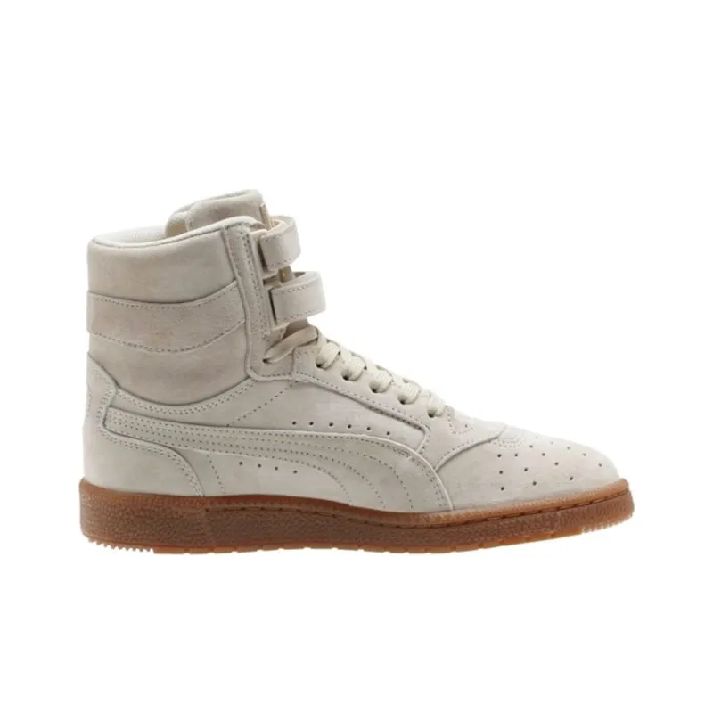 PUMA Sky 2 Hi Support Slip-Resistant Cushioning High-Top Casual Skateboard Shoes Women's White-1