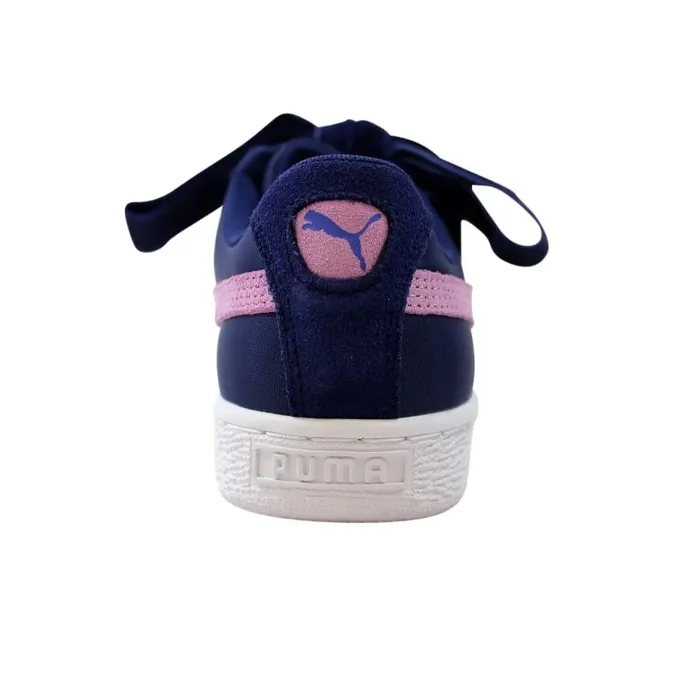 PUMA Basket Heart Nylon Blue Depths Women's-3
