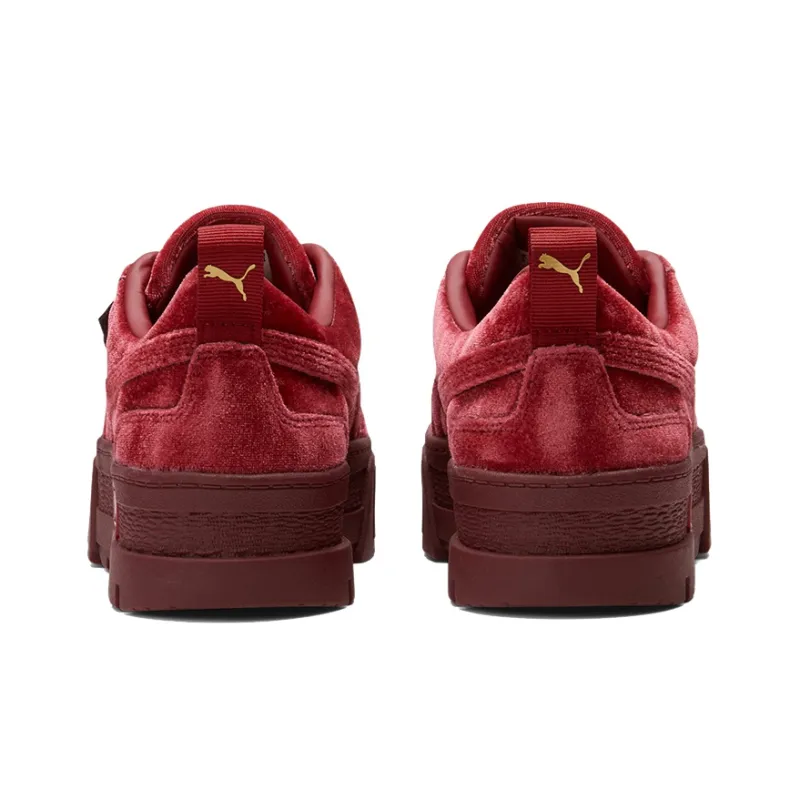 PUMA Mayze Velvet Tibetan Red Women's-3