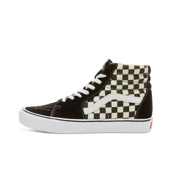 Vans SK8 Hi Lite Black White Checkerboard