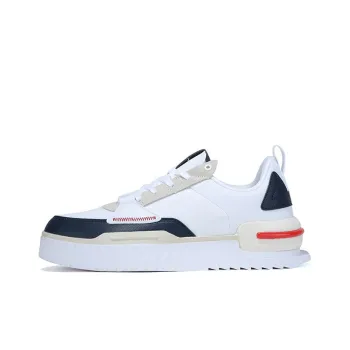 PEAK Taichi Player Anti Slip And Wear Resistant Lightweight Low Top Skateboard Shoes White Blue