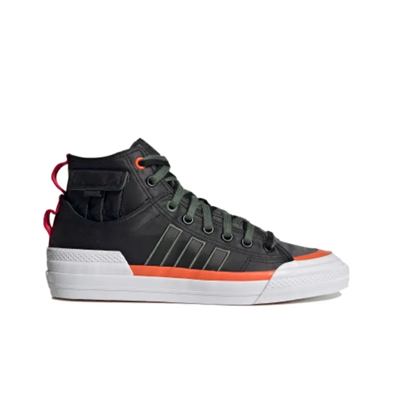 Adidas Nizza Hi Dl Black Green Oxide-1