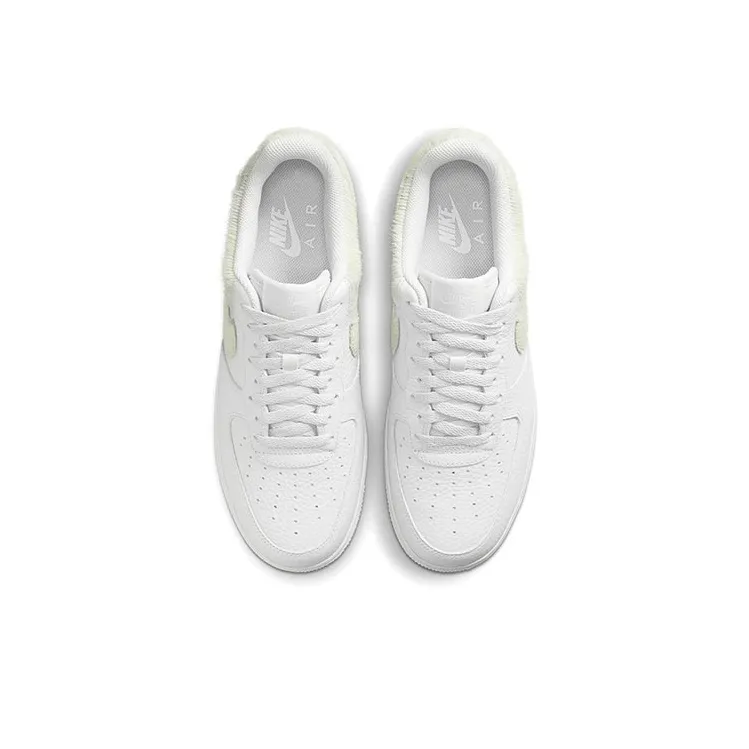 Nike Air Force 1 Low White Pony Hair Heel-3