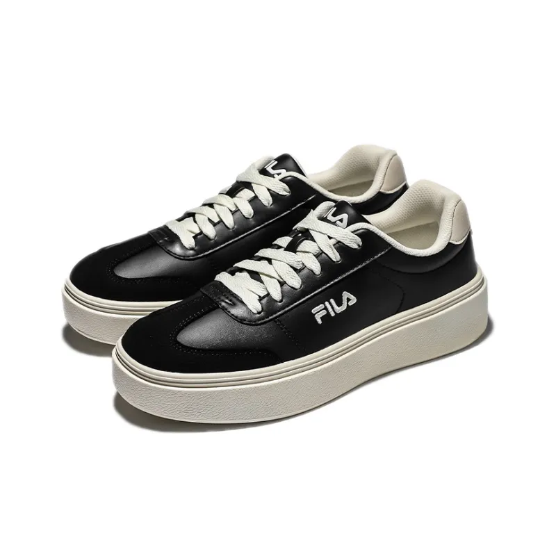 FILA Unisex Low Top Sneakers Black/Coffee-2