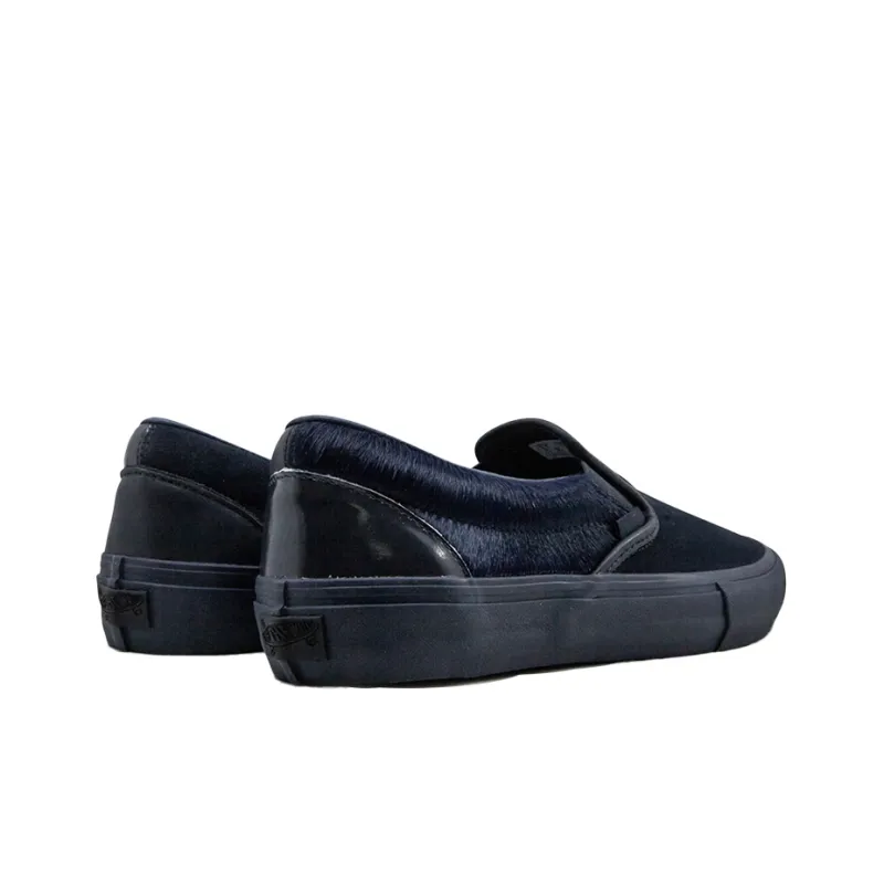 Vans Slip On Engineered Garments Mismatched Cow Hair Blue-2