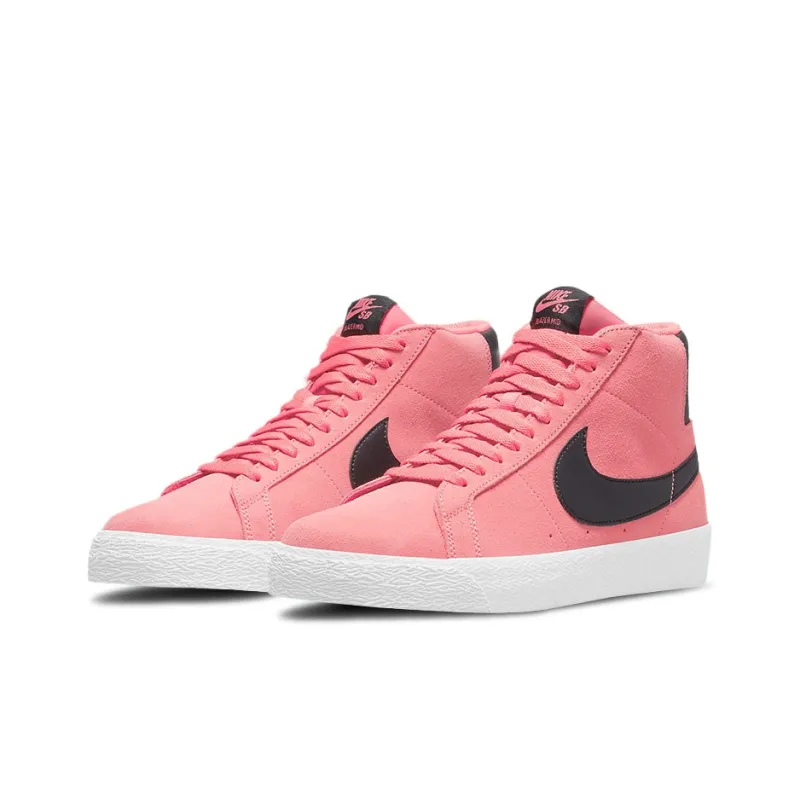 Nike Sb Blazer Mid Pink Black-2