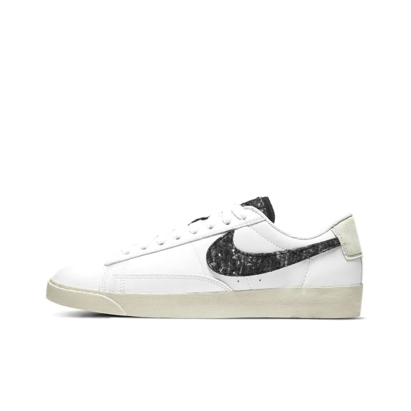Nike Blazer Low Se 'Recycled Wool Pack White Black' Women's-0