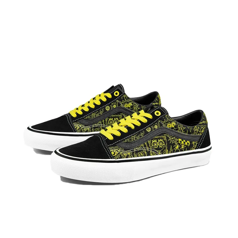 Vans Mike Gigliotti X SpongeBob SquarePants X Skate Old Skool 'Black Yellow'-1