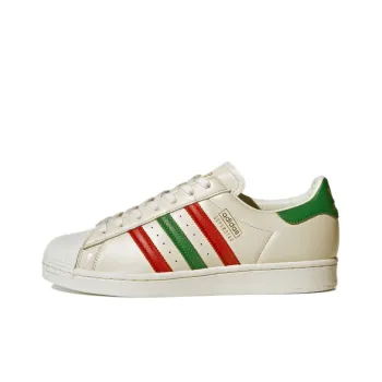 Superstar Adidas Originals 'Off White Scarlet Green'