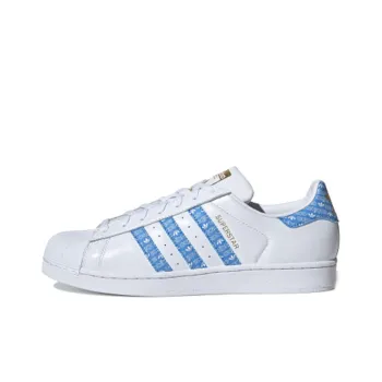 Superstar Adidas Originals 'Real Blue Logo Print'