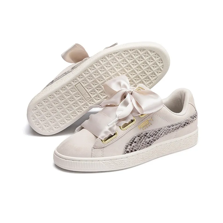 PUMA Suede Heart Snake Lux Sneakers Pink Women's-2