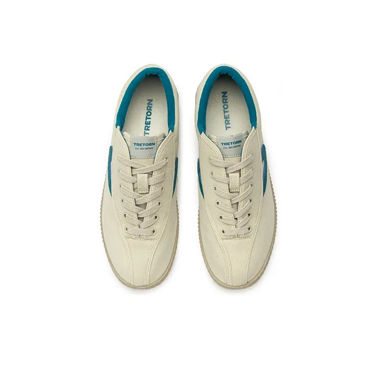 TRETORN Skateboard Shoes Unisex Low-Top Beige-4