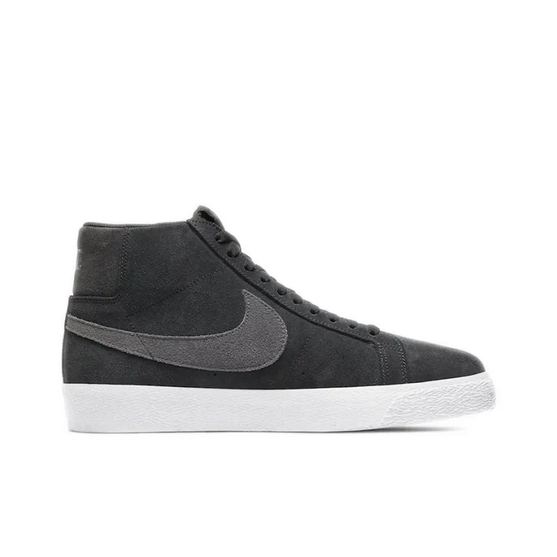 Nike Sb Zoom Blazer Mid Black Wolf Grey-1