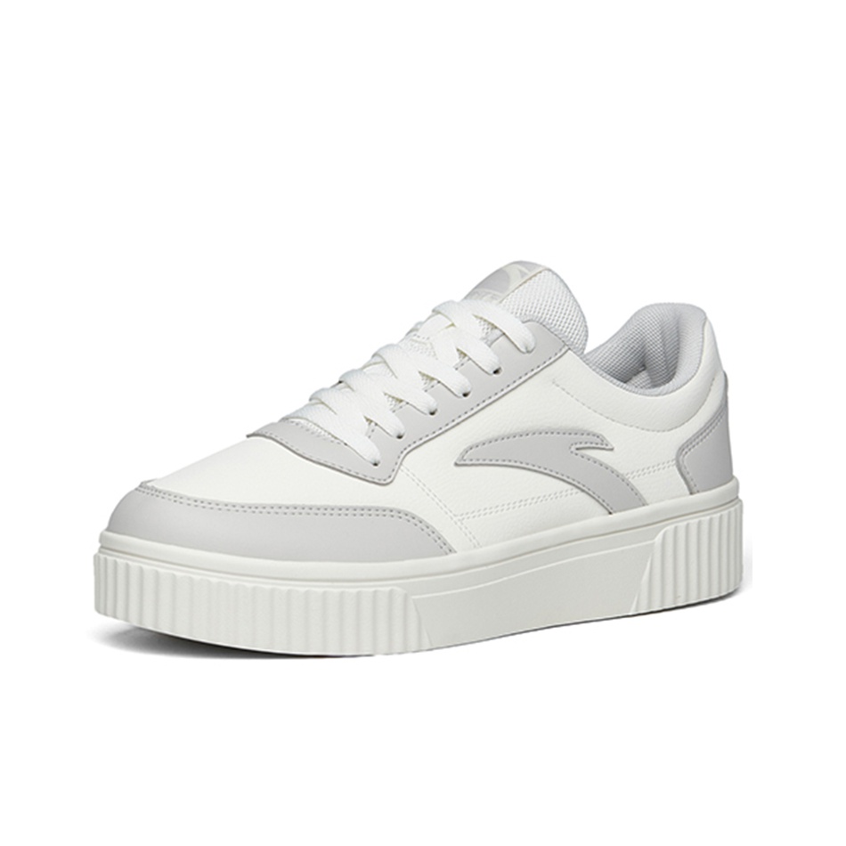 ANTA Life Collection Skateboard Shoes Men Low-Top Ivory