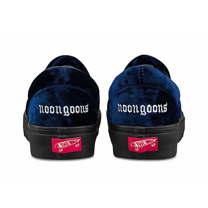 Vans Noon Goons X Classic Slip On Vlt Lx 'Black Velvet'-4