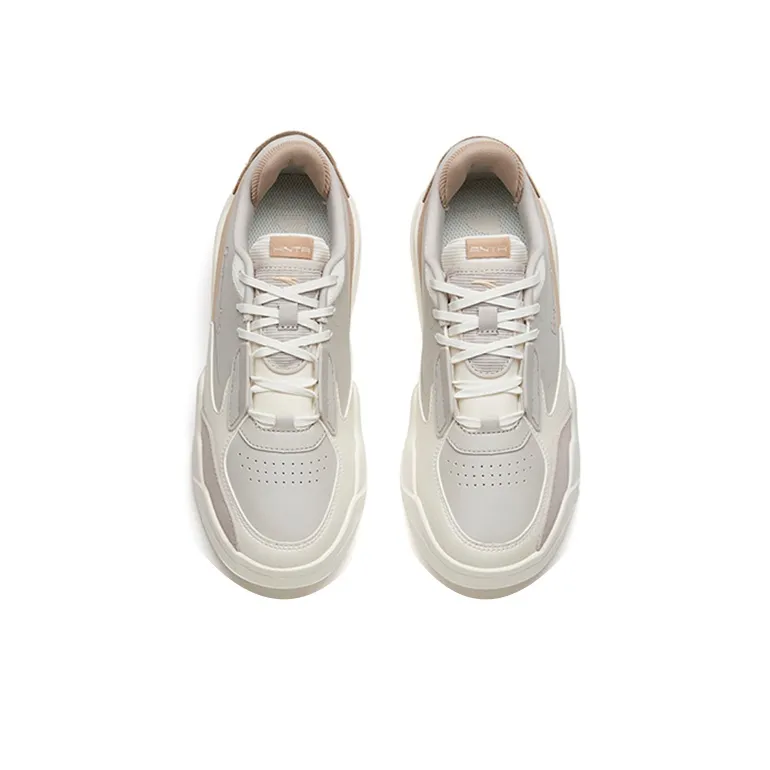 Anta Life Collection Low-Top Skateboard Shoes Women's Gray-3