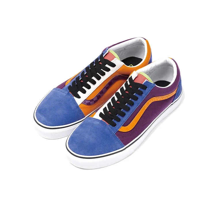 Old Skool Vans 'Mix & Match Grape Juice Bright Marigold'-2