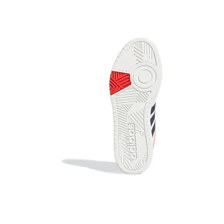Hoops 3.0 Adidas Neo Low 'White Vivid Red'-5