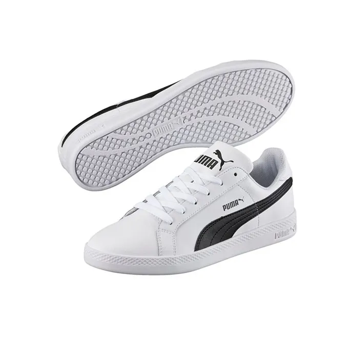 PUMA Smash White/Black Women's-4