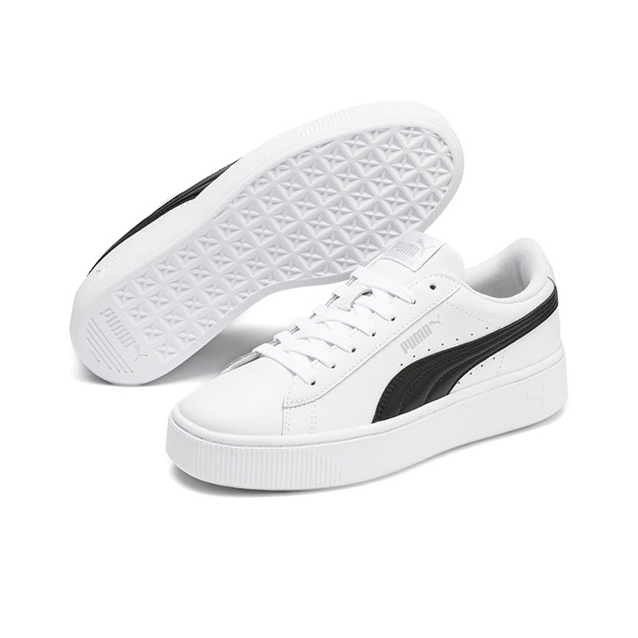 PUMA Vikky Stacked 'White Black' Women's - POIZON PUMA Vikky Stacked 'White Black' Women's - POIZON