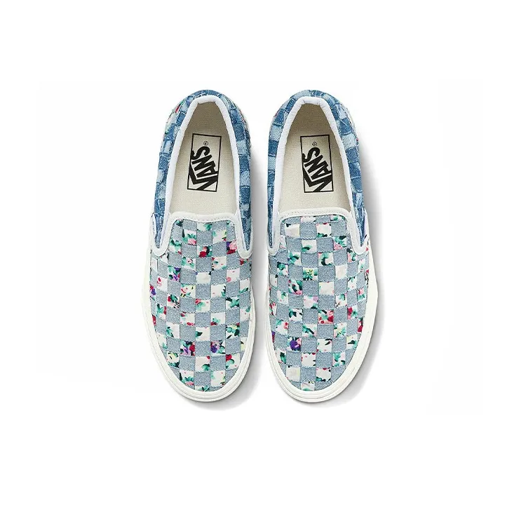 Vans Classic Slip On Stackfoam Denim Weave Women's-3
