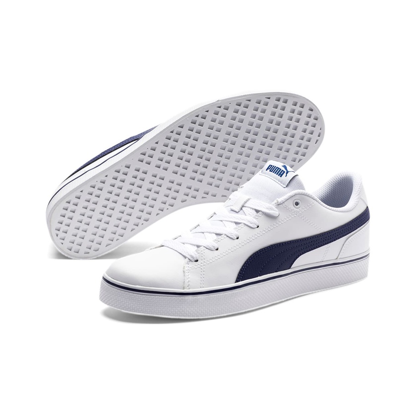 PUMA Court Point Vulc V2 White Blue POIZON