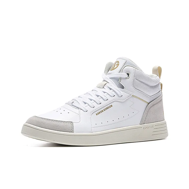 361° Skateboard Shoes Men Mid Top White-2