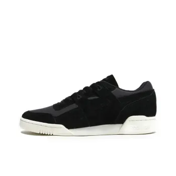 Reebok Workout Anti-Slip Wear-Resistant Low-Top Skateboard Shoes Men's Black