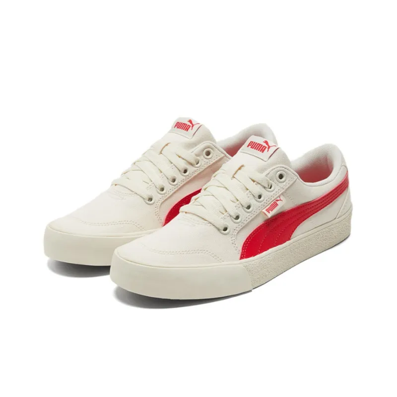 PUMA C skate Vulc Sneakers Beige/Red-2