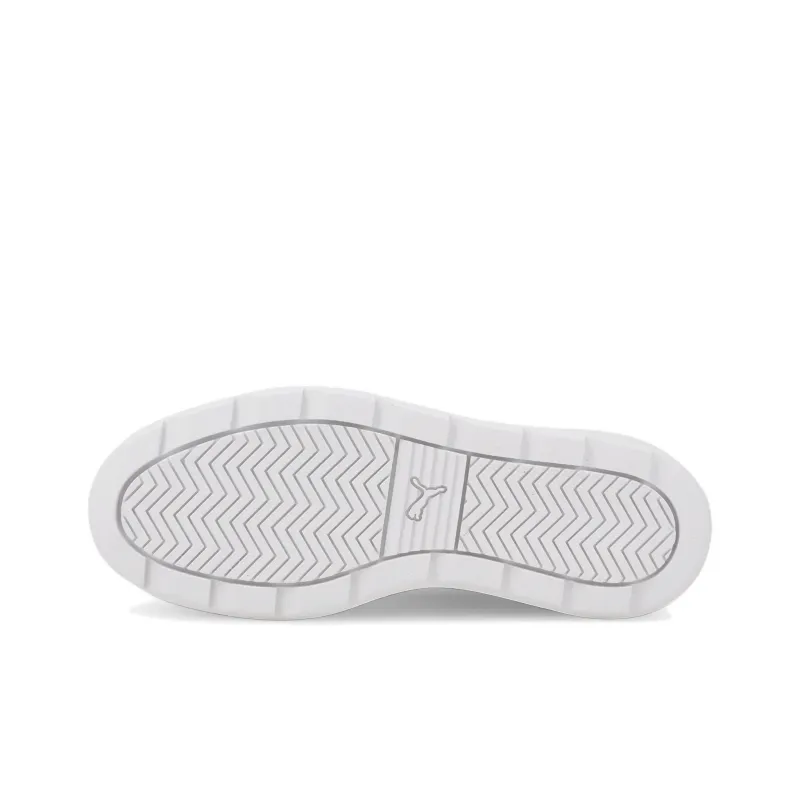 PUMA Karmen L Kadin Slip Resistant, Abrasion Resistant, Lightweight Low Top Skateboard Shoes Women's Black White-4