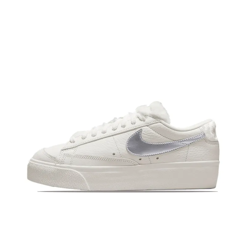 Nike Blazer Low Platform Faux Sherpa Fur Women's-0