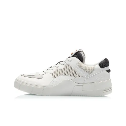 LiNing CF The One Low Top Skateboard Shoes Men's Mist White