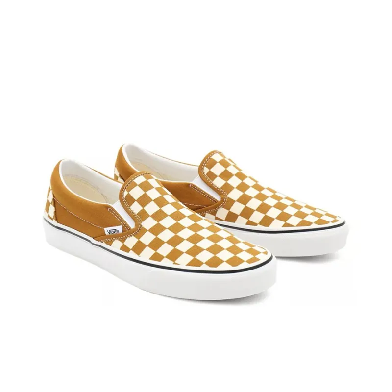 Vans Classic Slip On 'Checkerboard Golden Brown'-2