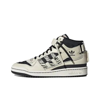 Adidas Originals Unisex Forum Mid Sneakers Creamy 'White Black'