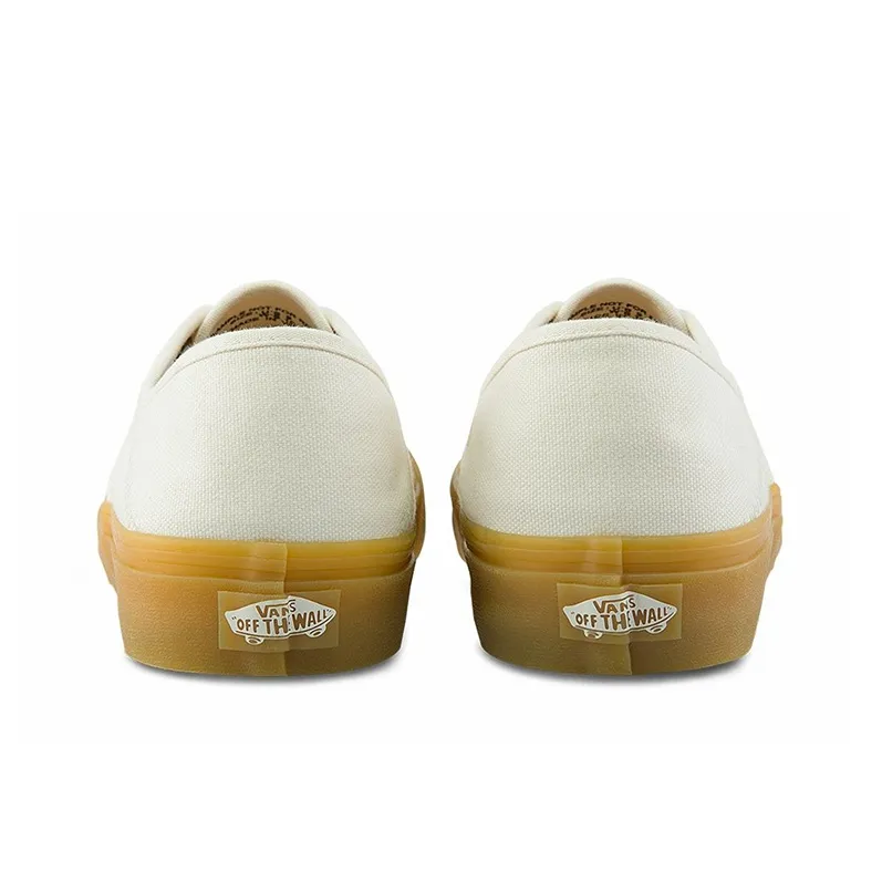 Vans Authentic Breathable Wear Resistant Non Slip Low Top Casual Skate Shoes Ivory White-4
