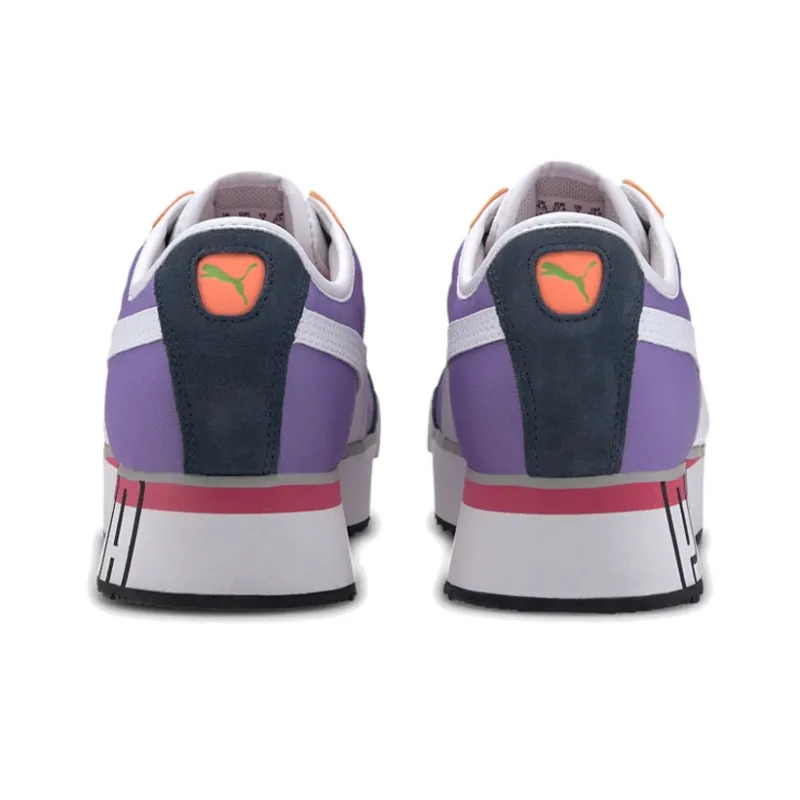 PUMA Roma Amor Logo 'Luminous Purple' Women's-3