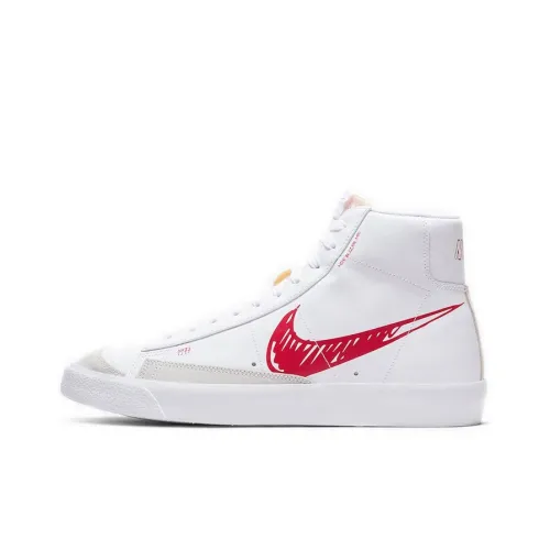 Nike Blazer Mid 77 Sketch White Red